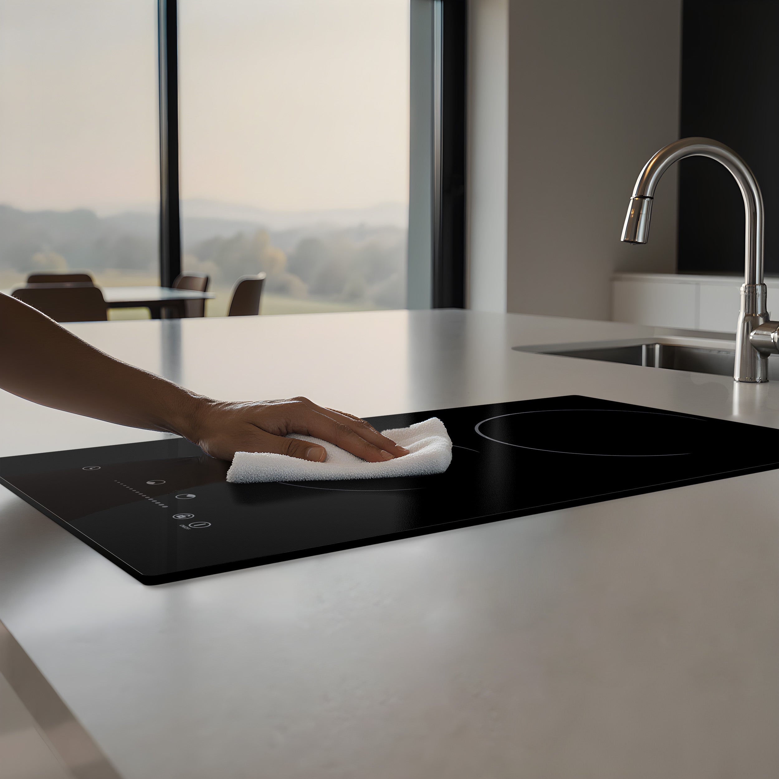 CDV Plaque Vitrocéramique 2 foyers 3000W Encastrable ou Pose libre 9 Niveaux de Puissance Minuterie 99 mins CDVER302 - 7