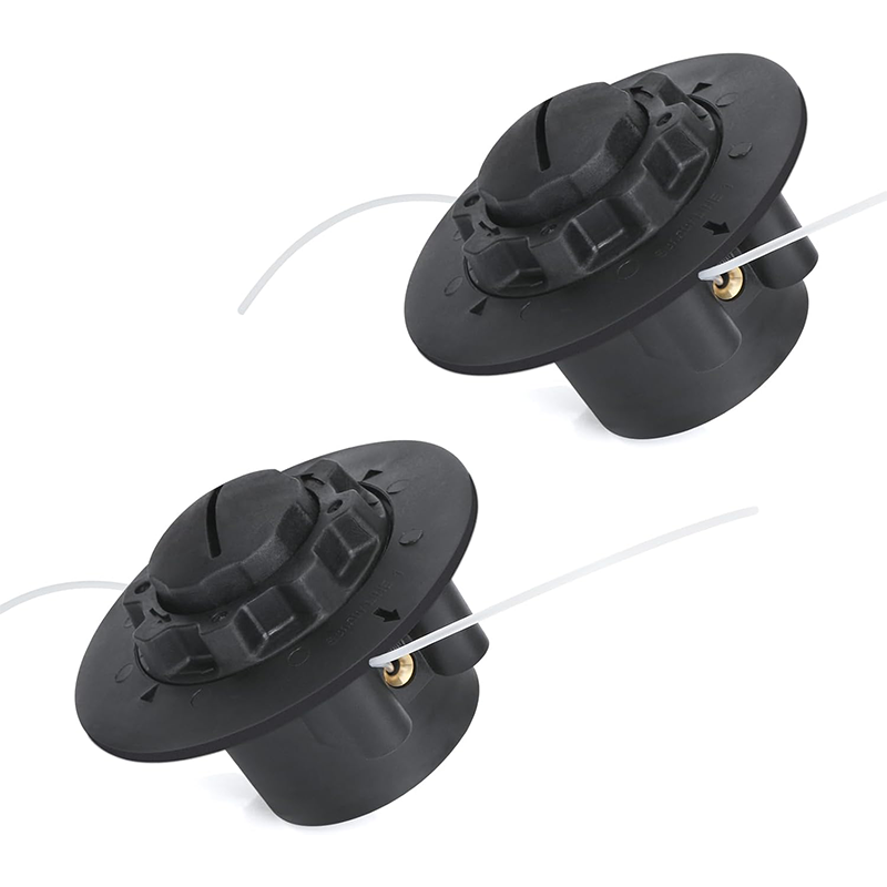 Lot de 2 têtes débroussailleuse universelles, aluminium double fil