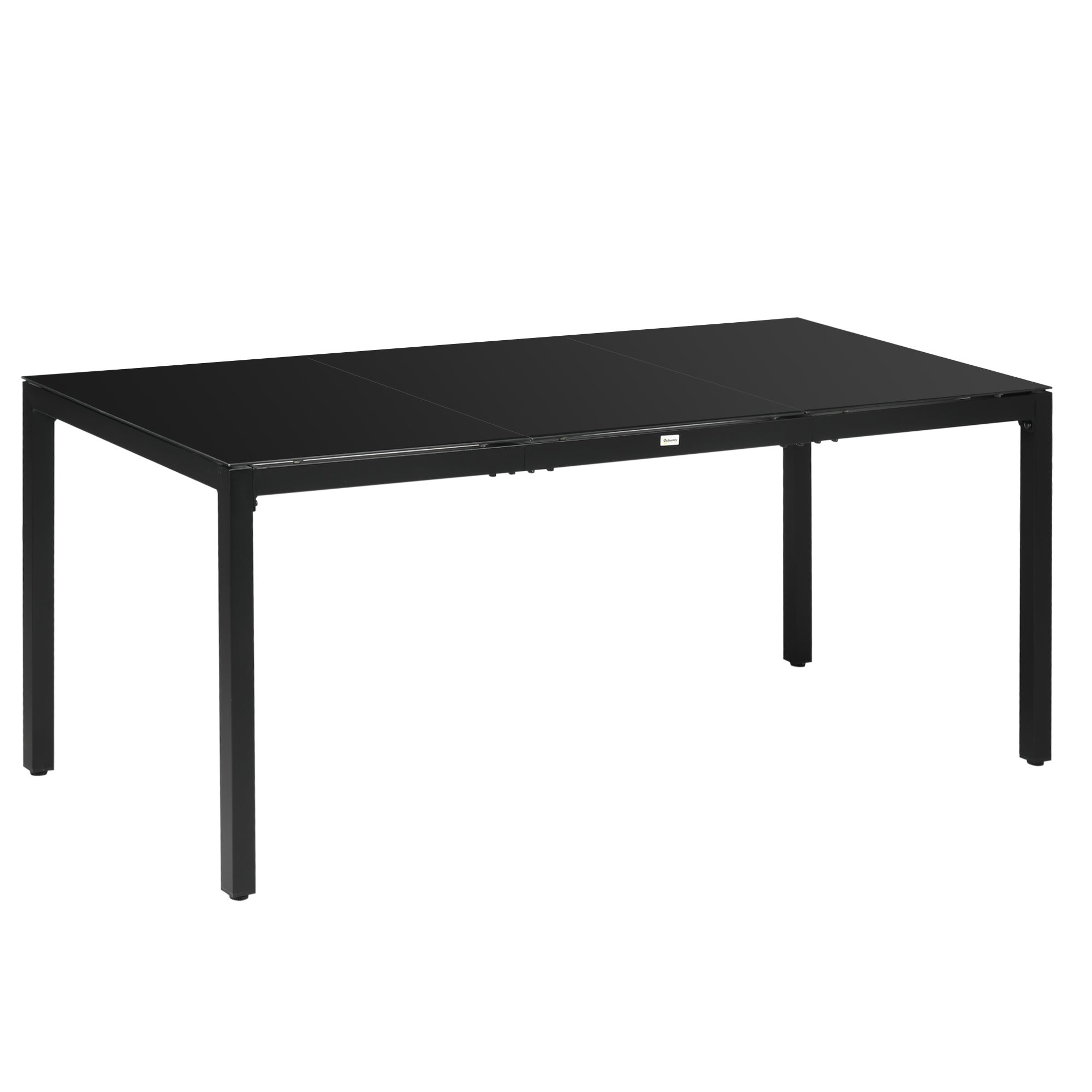 Table De Jardin Relaxdays 8 Personnes - Pliante, Grise, 180x74x72 Cm, Acier Et Plastique