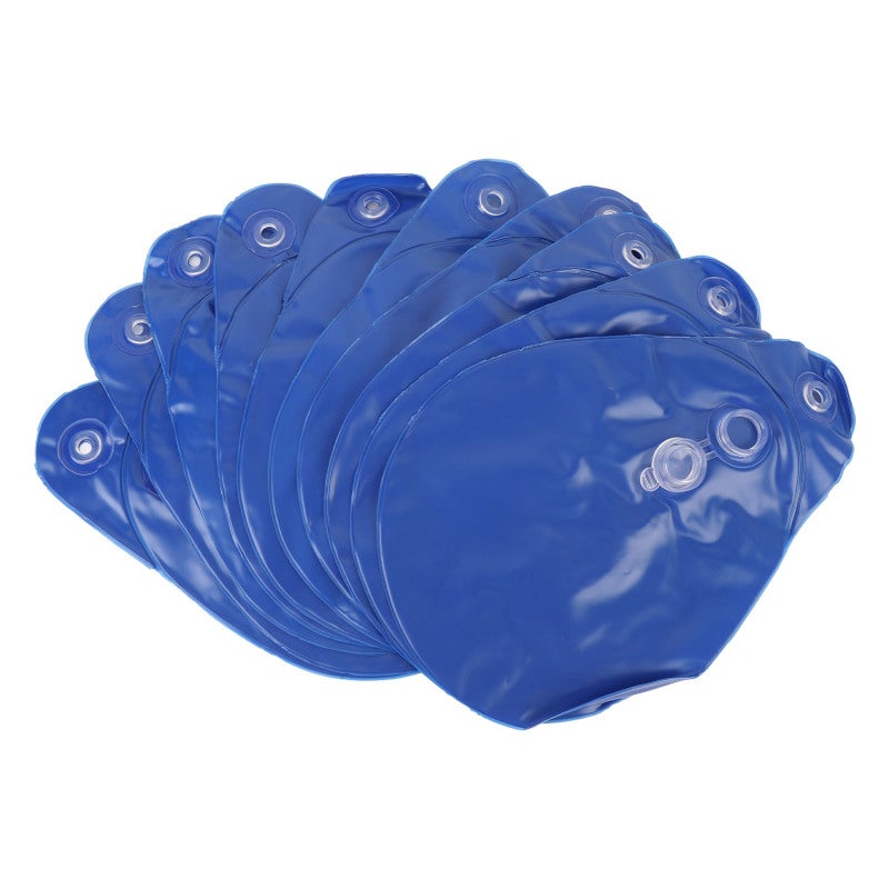 Lot de 10 poids de bâche de piscine en PVC bleu, pour l'hivernage des piscines hors sol. - 2