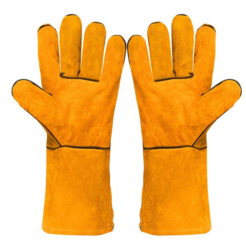 GANT DE CHANTIER,XL--2 paires Gants De Travail En Peau De Vache En Cuir Solide et durable GANT DE CHANTIER,XL--2 paires Gants De Travail En Peau De Vache En Cuir Solide et durable