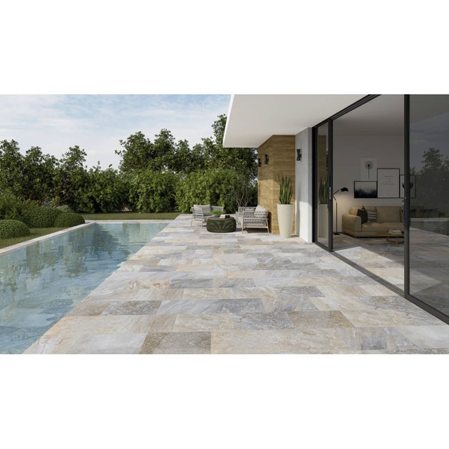 Carrelage imitation Pierre de Bali - Manstone 66x44x1 cm