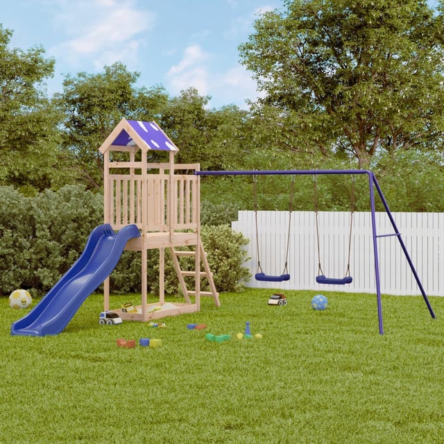 Homcom - Columpio infantil doble asiento | Columpios y Toboganes | Toys