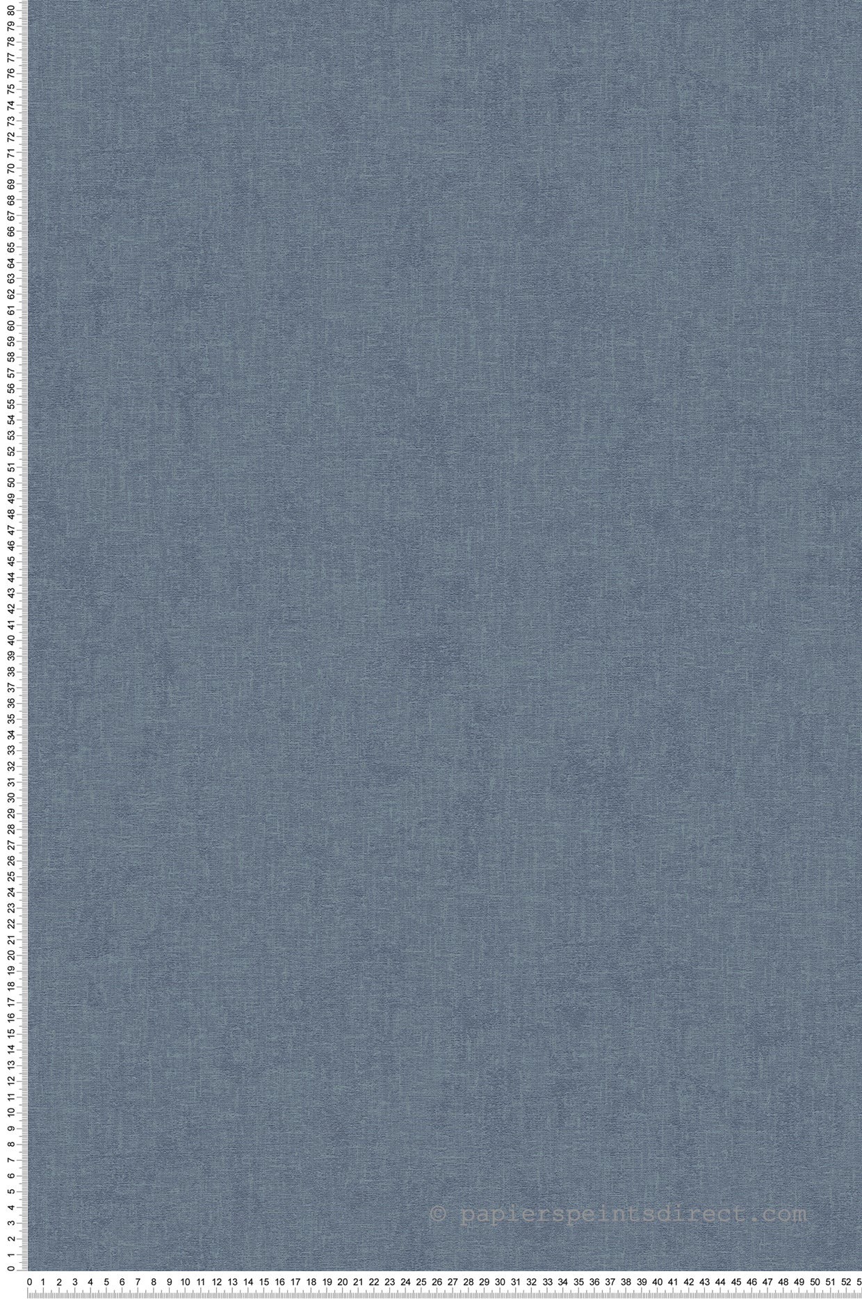 Papel pintado liso azul agrisado - 53 cm x 10,05 m - livingwalls