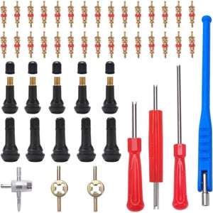 Retoo Lot De 4 Demonte Pneu, Levier De Montage, Outils De Réparation, Cuillère Pour Le Changement De Pneu, Kit D'outils Pour Moto, Vélo, Voiture, Pratique Et Facile à Utiliser, 8