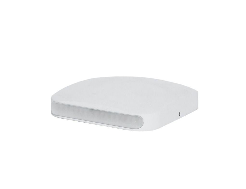 LAMPE MURALE LED CARREE DECO IP54 4,5W 3000K 100º 230V BLANC - 2