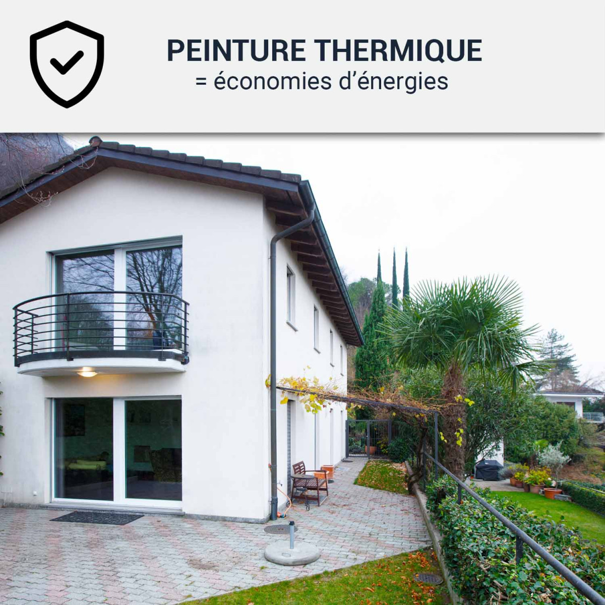 Peinture réfléchissante, anti-chaleur : ARCAREFLECT FAÇADE (existe aussi pour destination toiture) Blanc - 2.5 L - ARCANE INDUSTRIES - 3