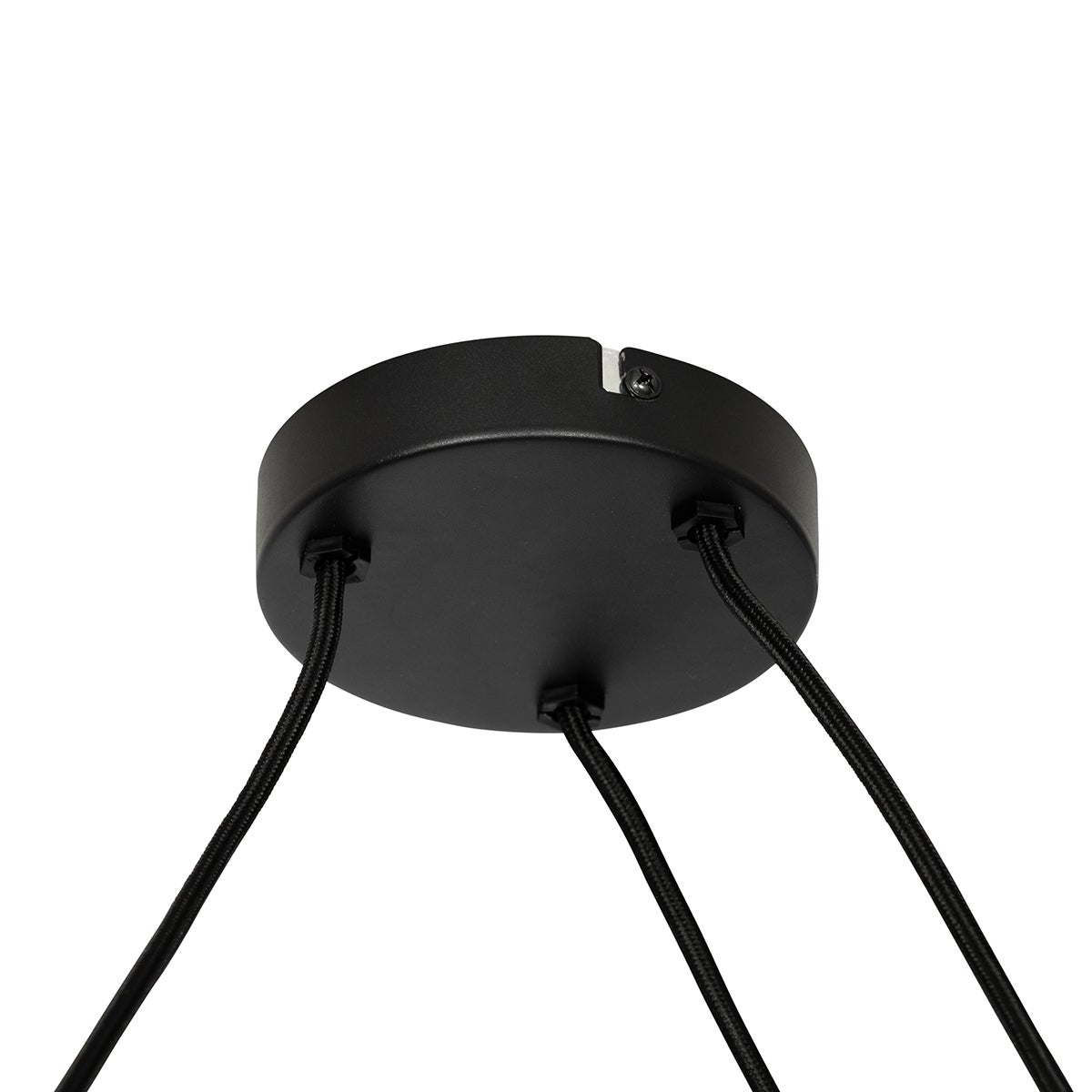 Lampada a sospensione smart bianca 50cm 3 luci incl. 3 Wifi G95 - Plu - 8