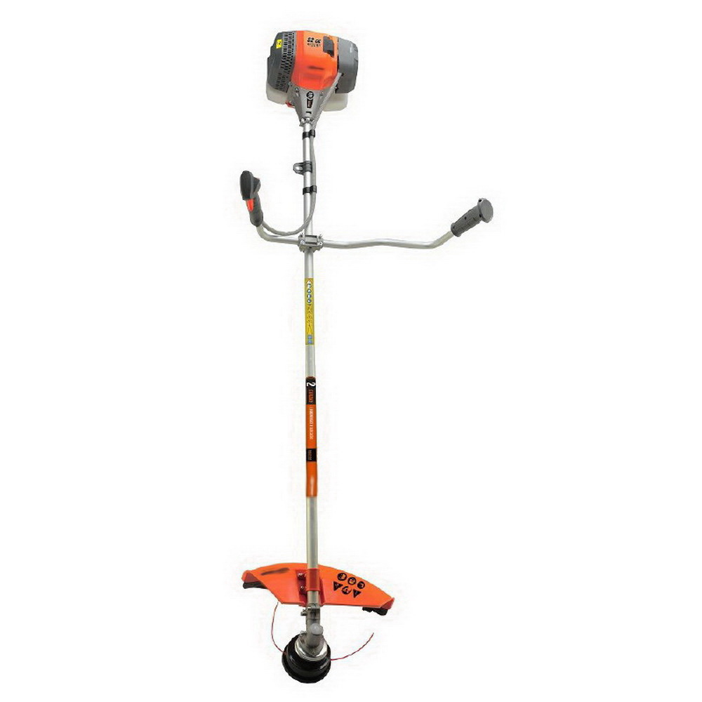 Daewoo Desbrozadora a Gasolina DABC520 - Motor 2 Tiempos, Caña 28mm, 1.9HP, 52cc, Corte con Hilo Ø450-500 mm y Disco Ø255mm, Depósito 1.2L, 8.7kg
