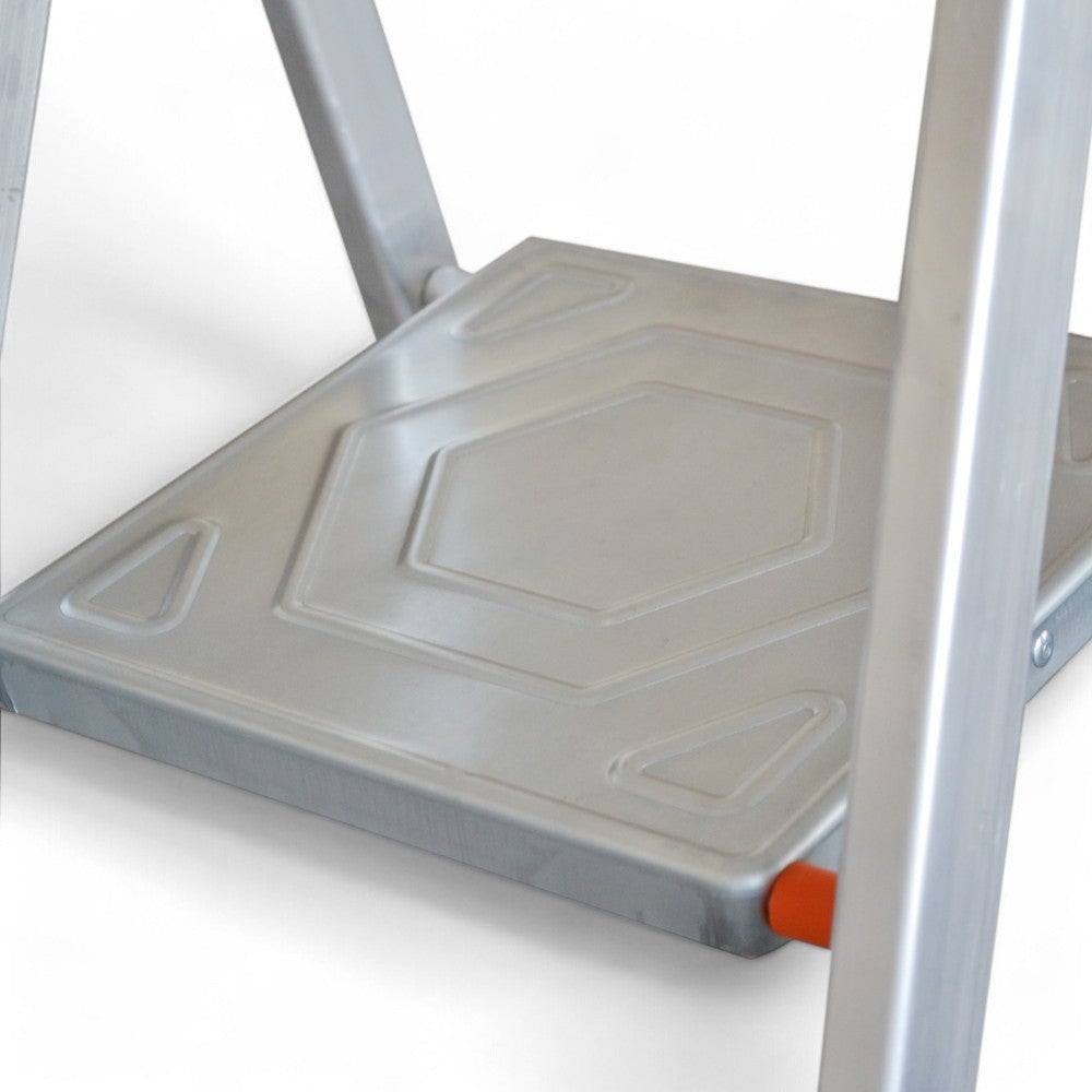 Scala Alluminio 4 Gradini - Portata 150 Kg Certificata EN 131 Per Casa E Professionisti - Foto 11