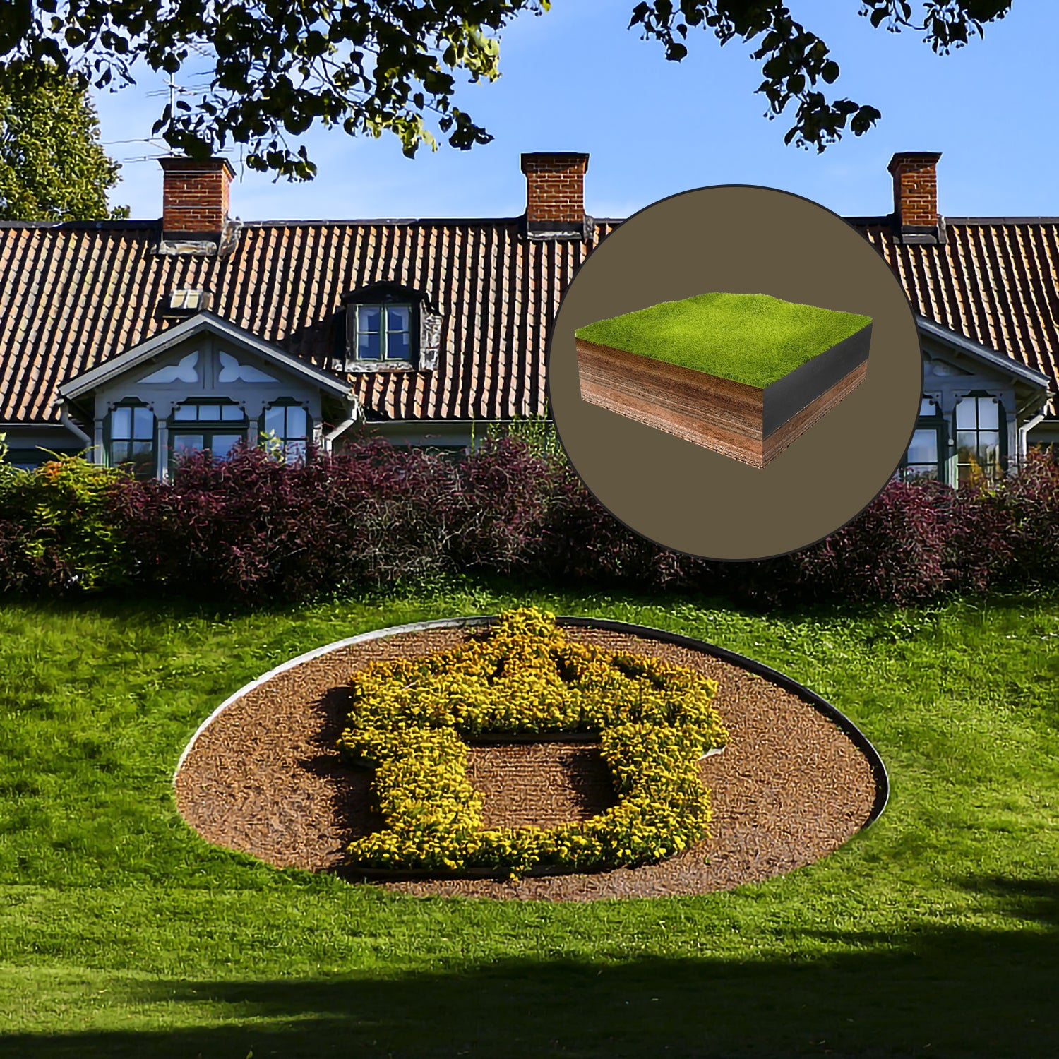 Borde de jardín Borde de césped flexible Borde de cama de plástico duro Borde de siega Jardinería 25m * 14cm * 2mm marrón - 4