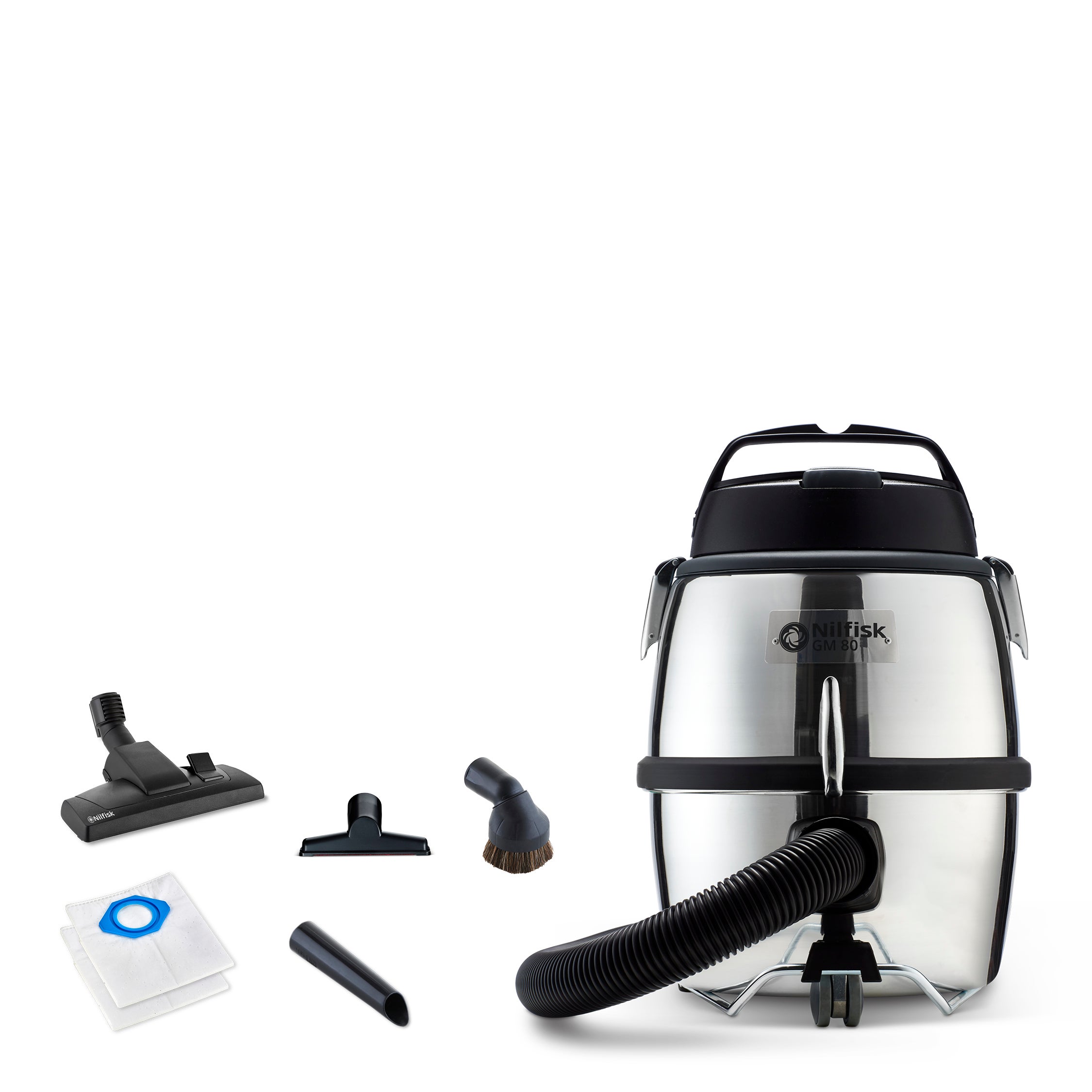 Nilfisk Aspiradora Con Cable, Gm80 C, Plata, 780W , Leroy Merlin