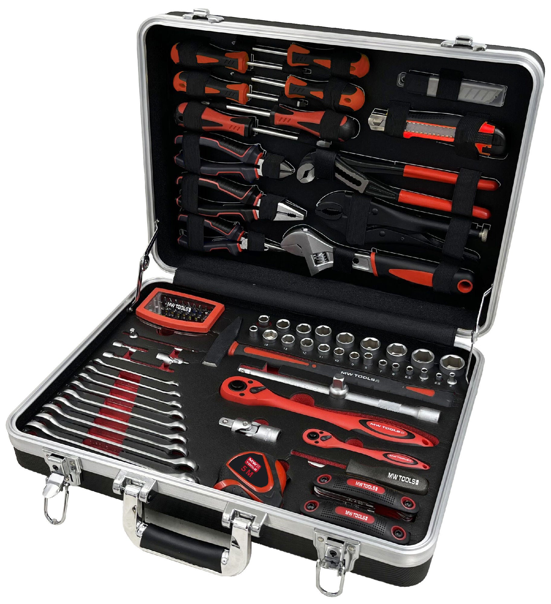 Coffret d'outils 116 pièces valise ABS légère MW Tools BTK116A | Leroy ...