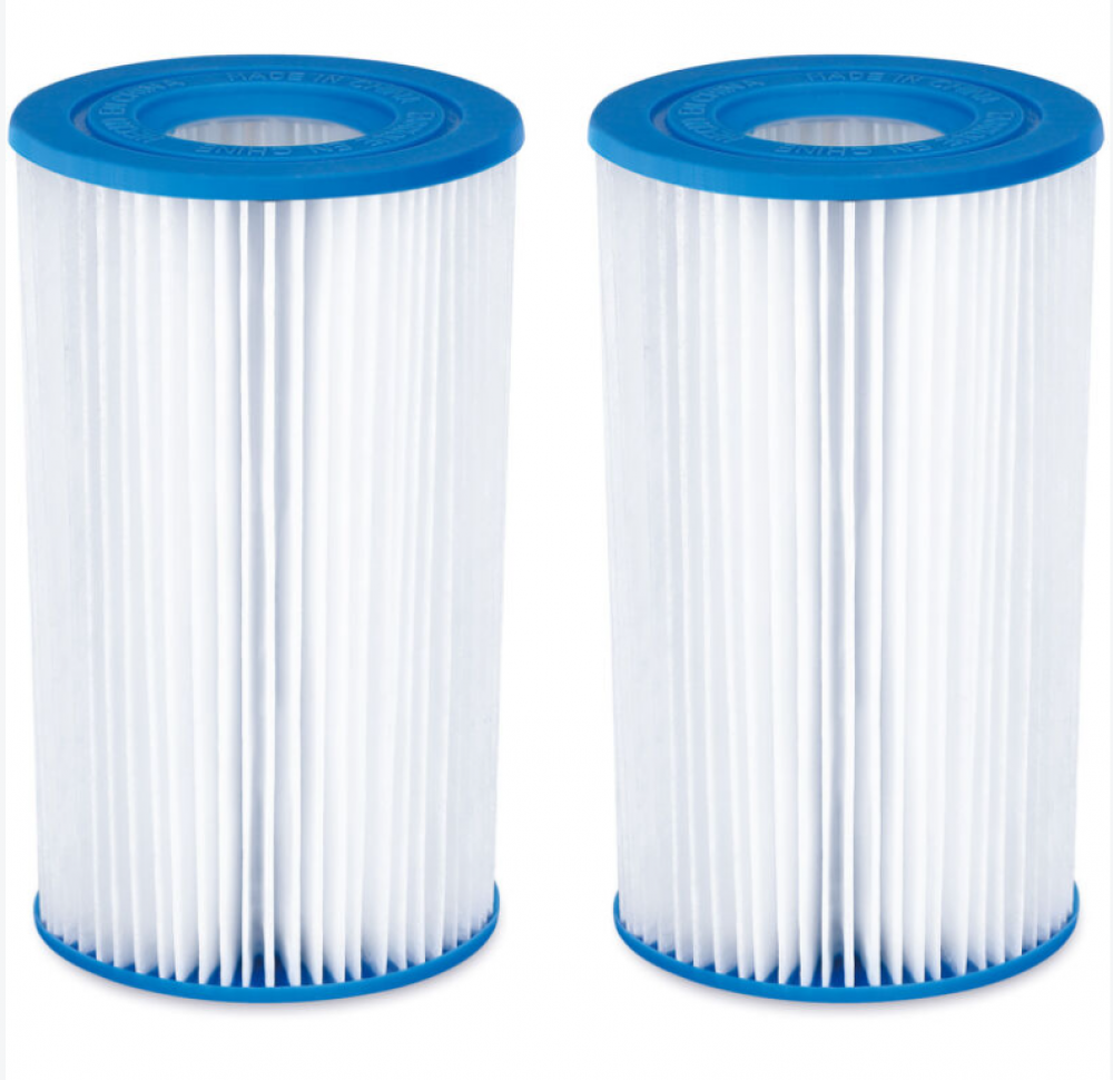 2 wkłady filtrujące do pompy nadmuchiwanej do basenu Bestway III FD2138 Intex A/C