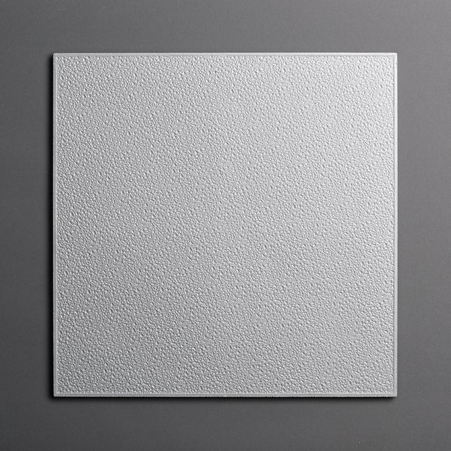 DECOSA Dalle de plafond TURIN - polystyrène - blanc - effet crépi - 50 x 50 cm - 10 sachets (=20m2)