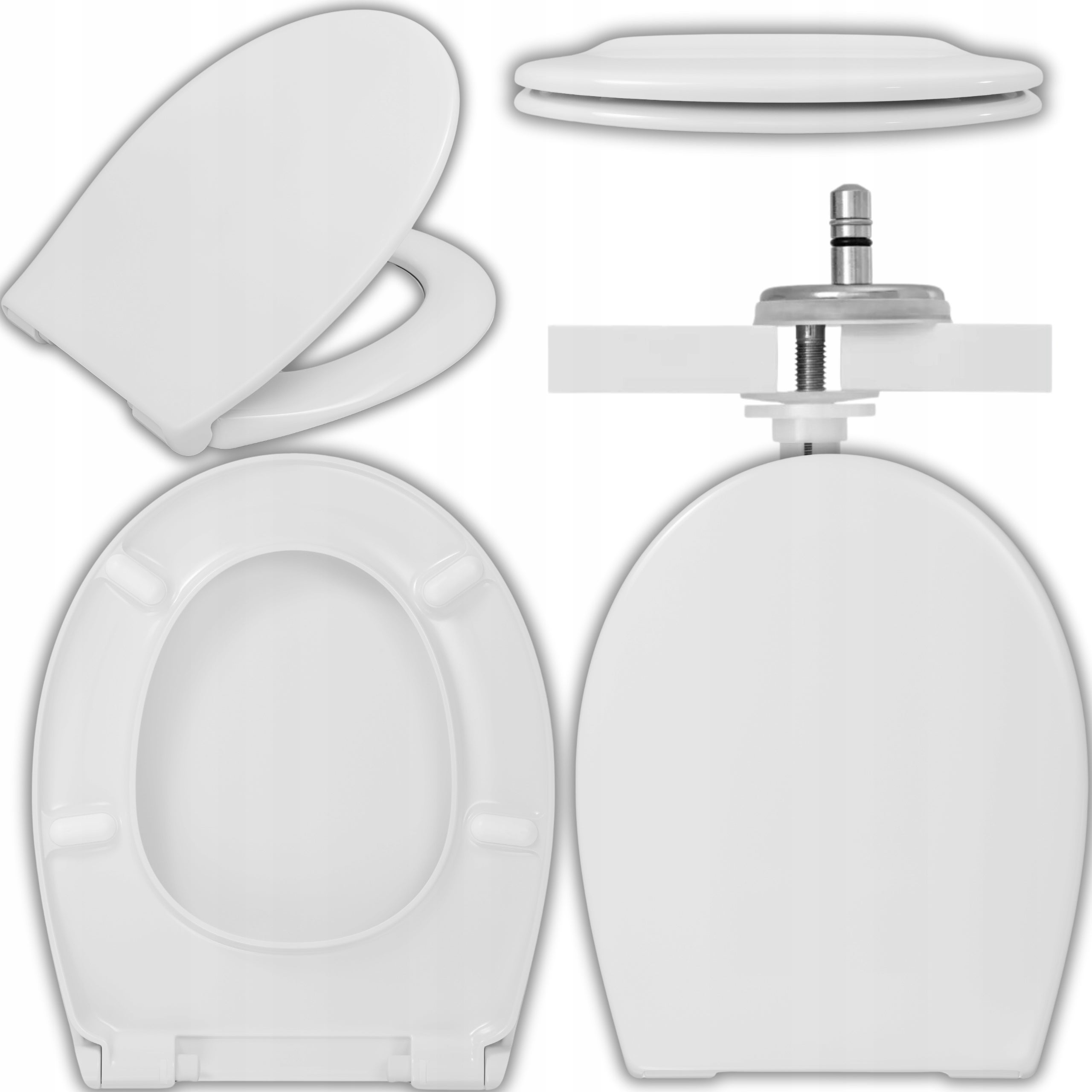 Deska sedesowa wc do Roca Victoria wolno opadająca wypinana antybakteryjna