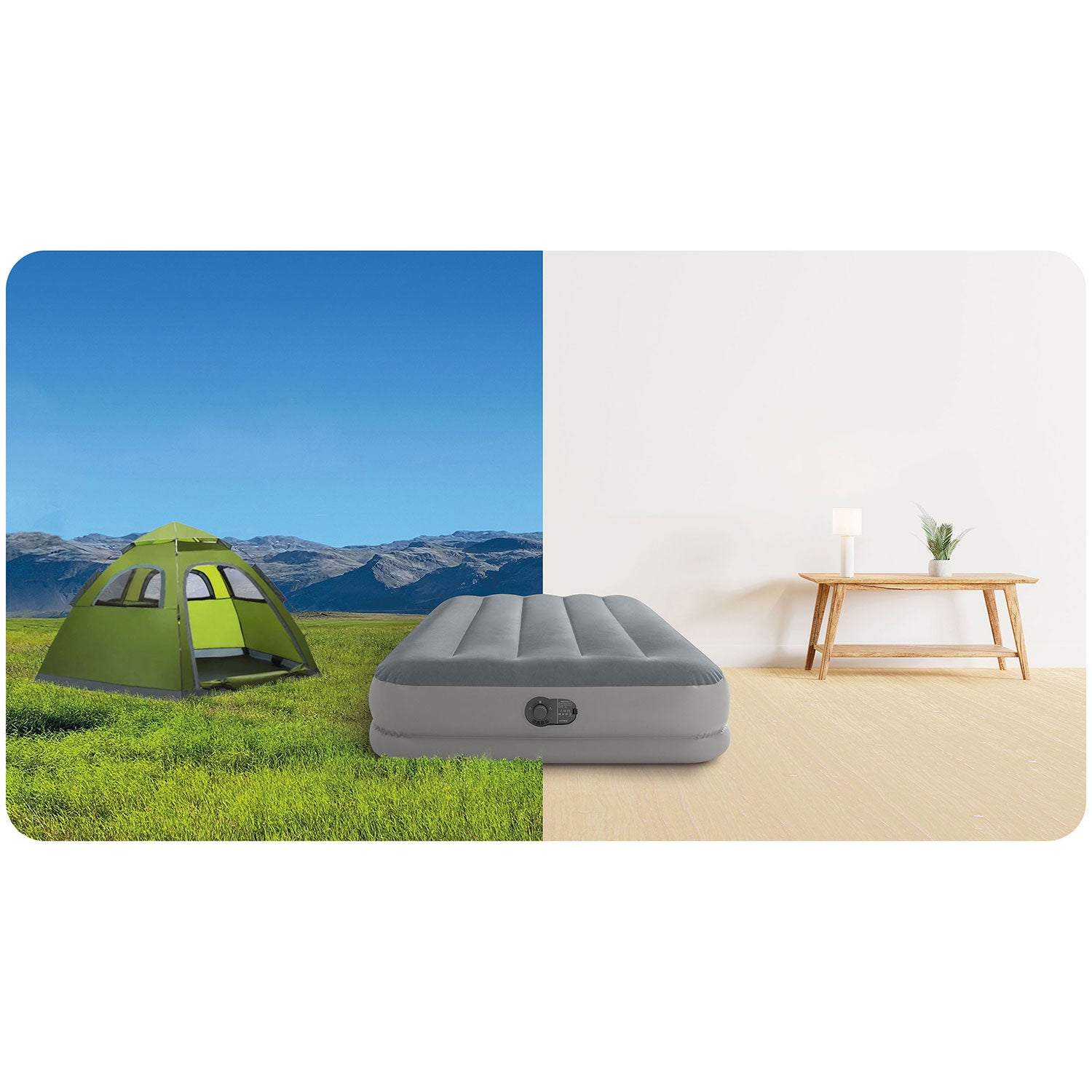 Matelas gonflable Prestige Mid Rise Flex Pump Intex 1 personne - Gonfleur USB intégré - 8