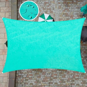 Vela Ombreggiante Rettangolare VOUNOT 3x4m – Impermeabile In Poliestere 160g/m² Con Kit Fissaggio, Protezione UV 95% Per Giardino E Terrazzo – Beige