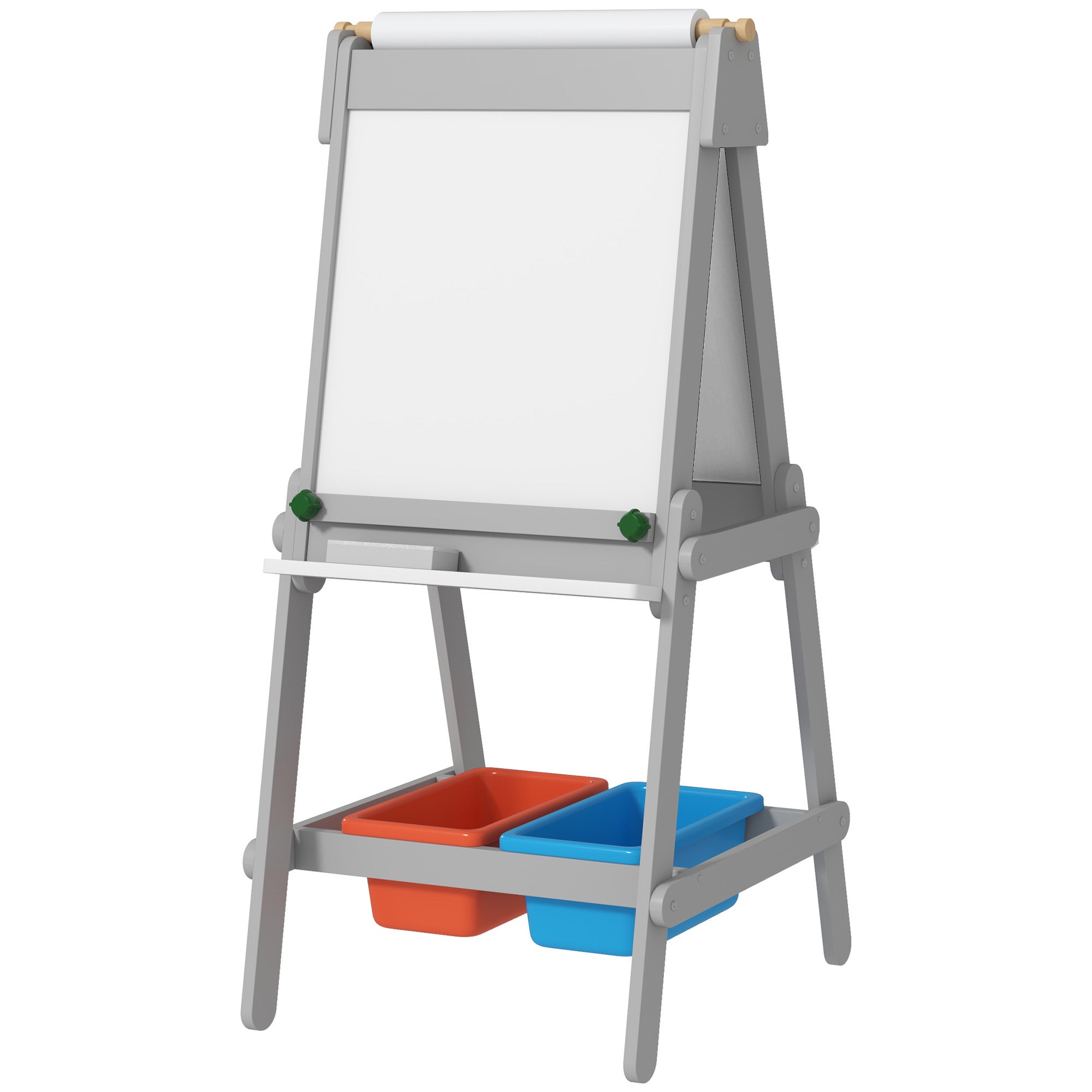 Tableau Enfant Tableau Double Face Réglable Chevalet Enfant Classic World - Double Face Tableau Blanc/Noir, Hauteur Réglable Avec Accessoires Jouet Créatif Dessin Chevalet Magnétique Enfant