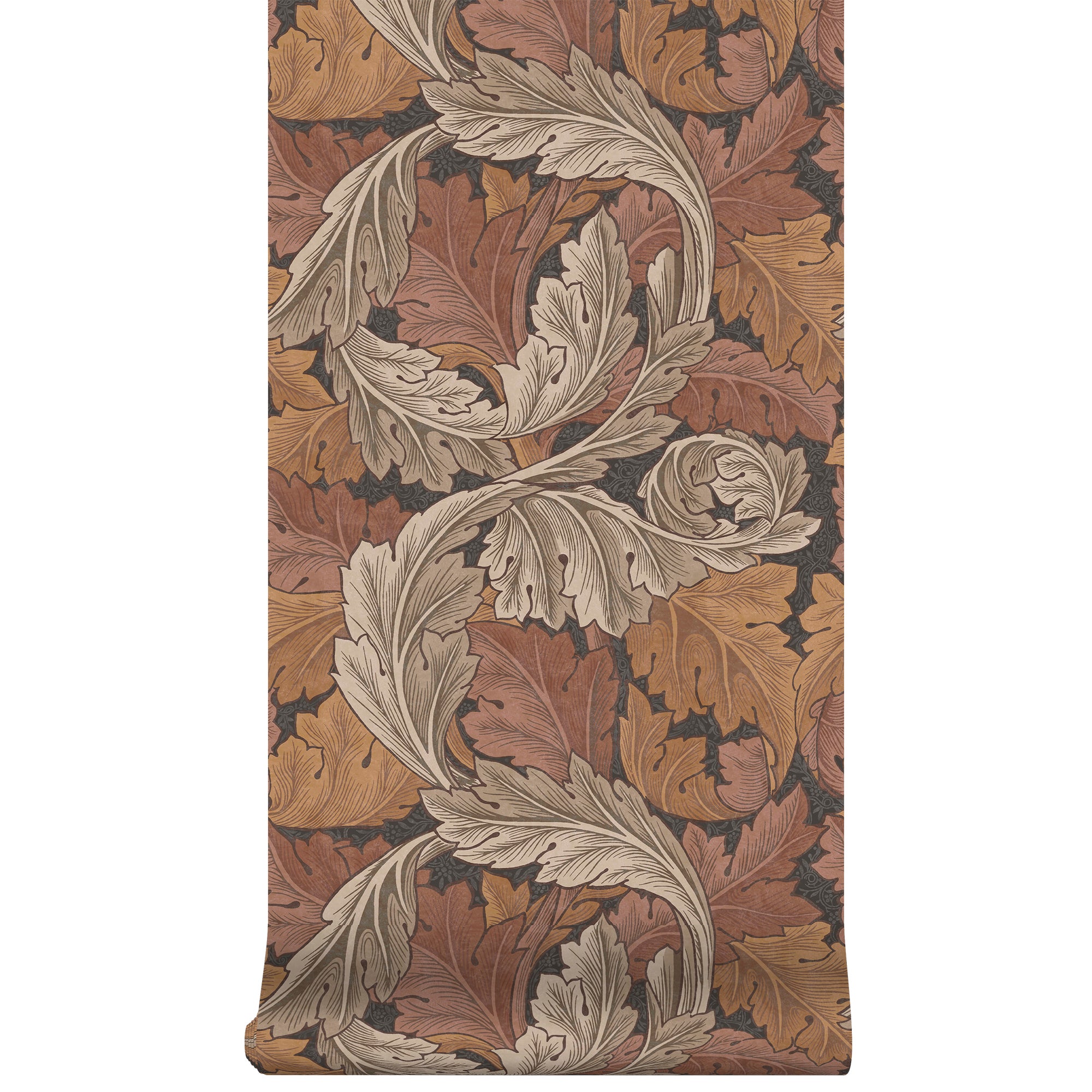 William Morris at Home Tapeta flizelinowa Acanthus Pomarańczowa 10 m x 52 cm