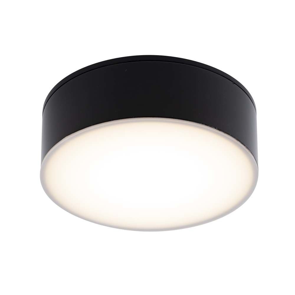Reflektor sufitowy spot natynkowy okrągły Tottori czarno-biały LED 10W 3000K 1150lm wym: 3,8 x 10 x 10 cm metal Shilo