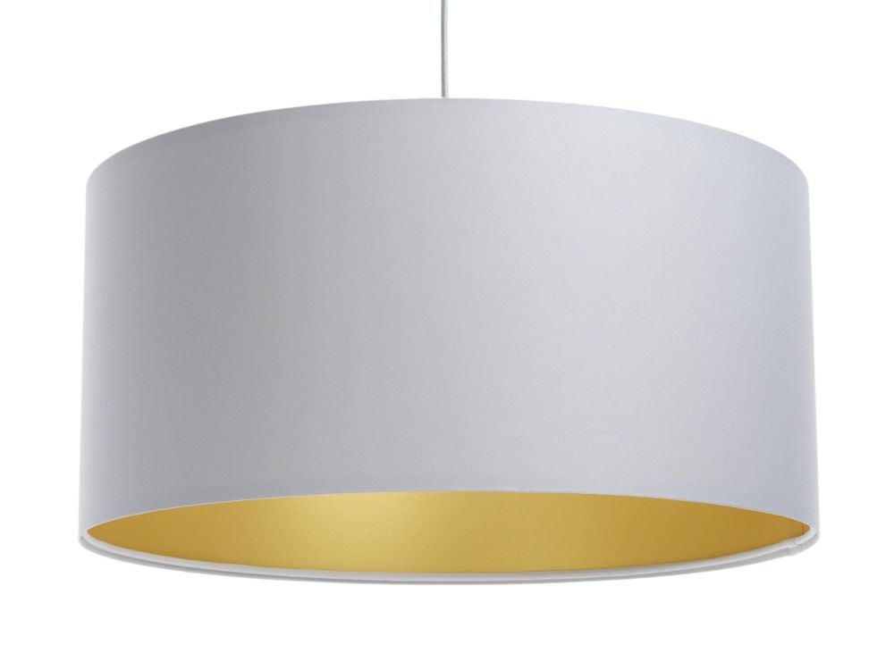 Lampa wisząca MODERN 50 szara/złoty mat
