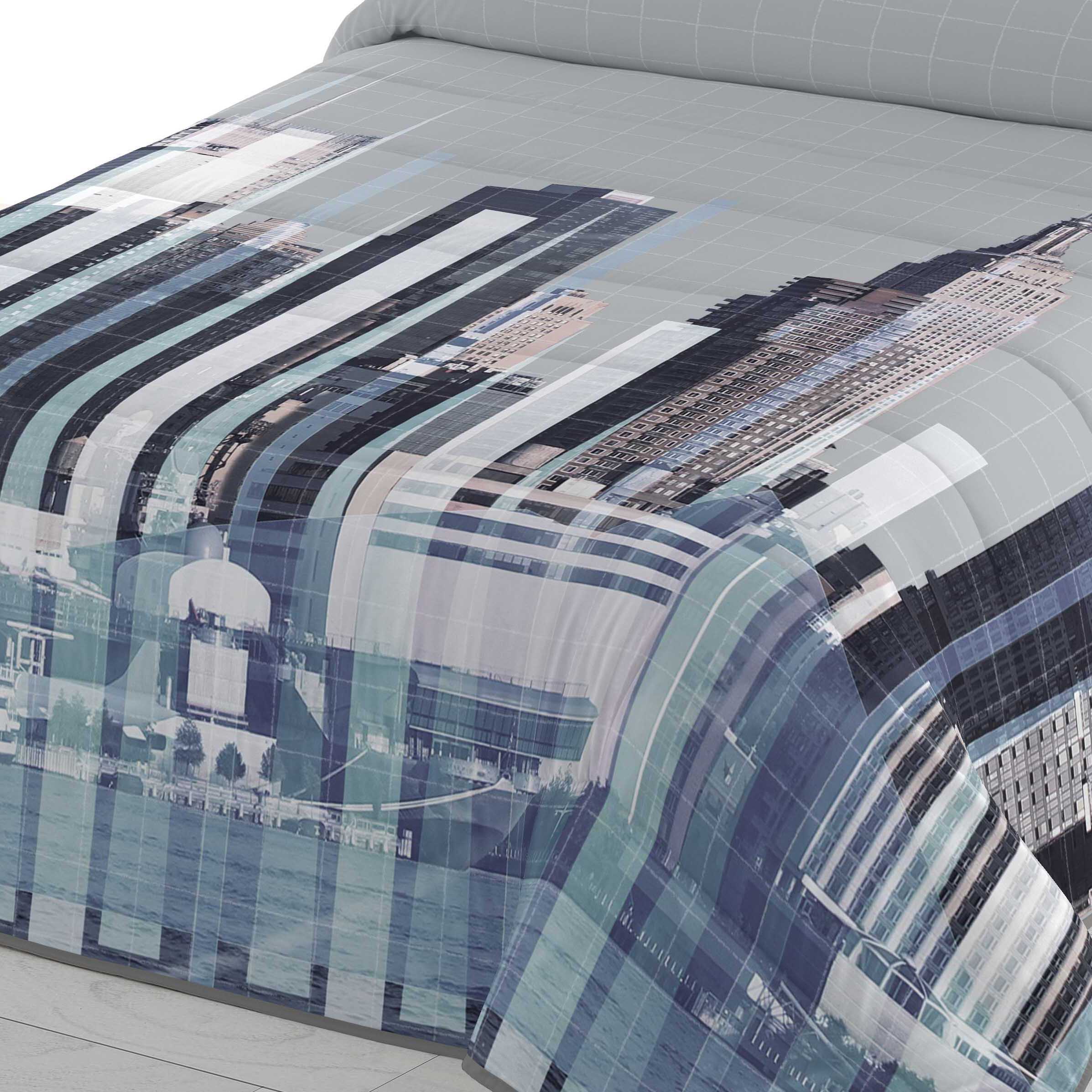 CAPA DE EDREDÃO COM IMPRESSÃO DE ESCALA CAMA DE ESCALA 135 - 4