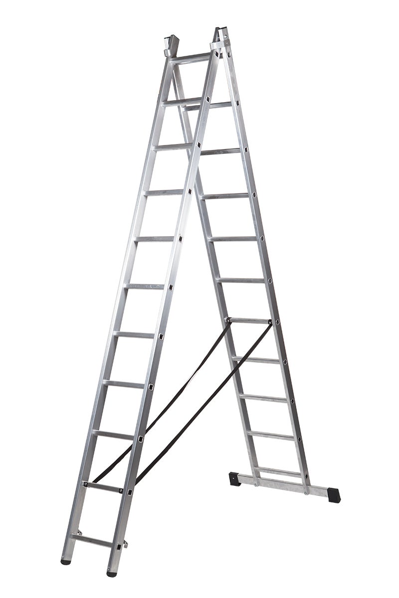 Escalera transformable 2x11 peldaños