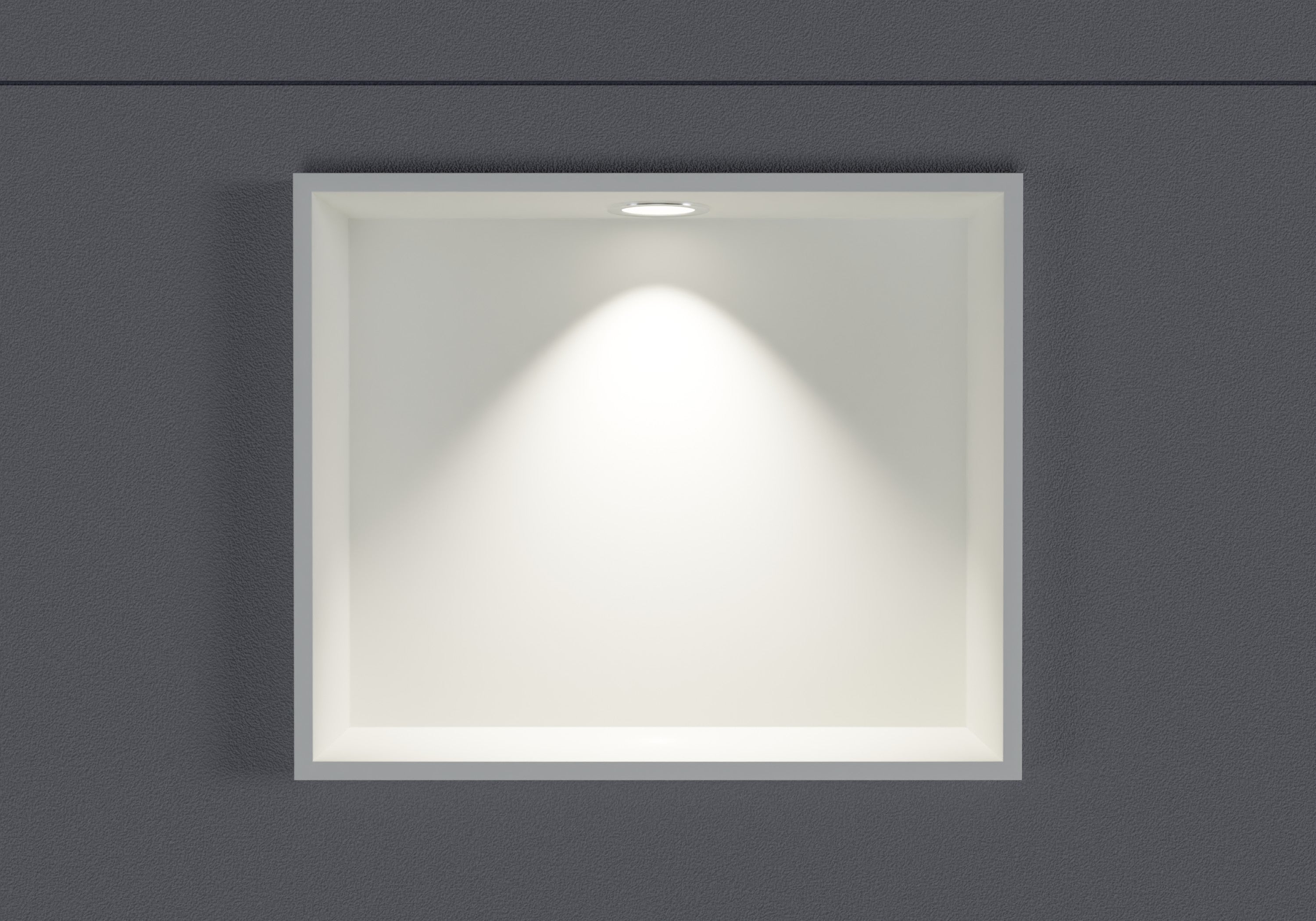 BERNSTEIN - Niche murale douche fonte minérale, étagère rangement