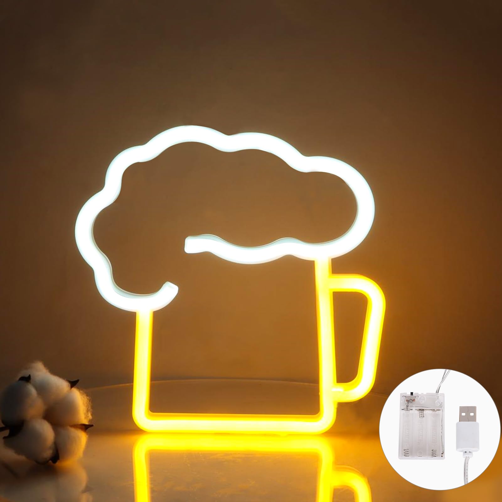 Insegna Al Neon A LED A Forma Di Biscotto - Luce Decorativa USB Per Cucina, Bar O Casa - Foto 5