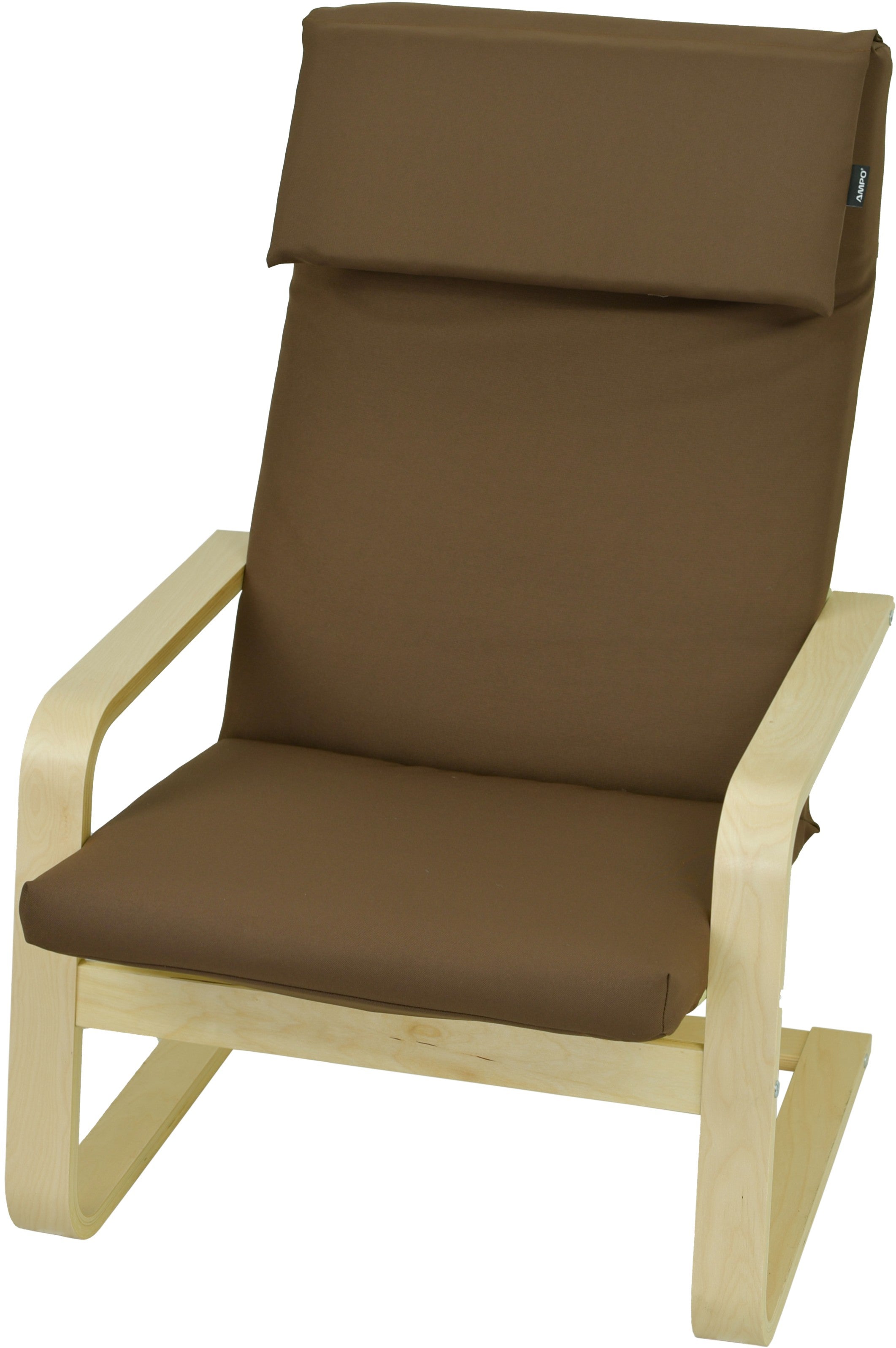 Poduszka na fotel drewniany Poang Pello AMPO brązowy gładki 1 szt.