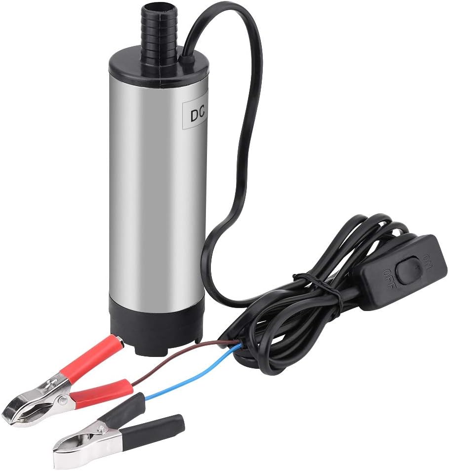 12V 38mm Pompa sommergibile in acciaio inossidabile Olio acqua Pompa di trasferimento carburante diesel per olio auto Liquido Pompa acqua | Leroy Merlin