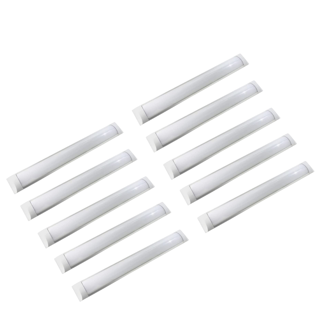 Zestaw x10 wąskich taśm LED ze zintegrowanymi taśmami LED 36 W, barwa chłodnobiała 6000 K, 120 cm