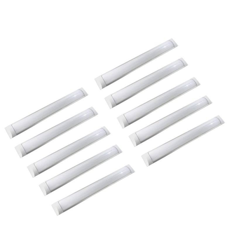 Zestaw x10 wąskich taśm LED ze zintegrowanymi taśmami LED 36 W, barwa chłodnobiała 6000 K, 120 cm