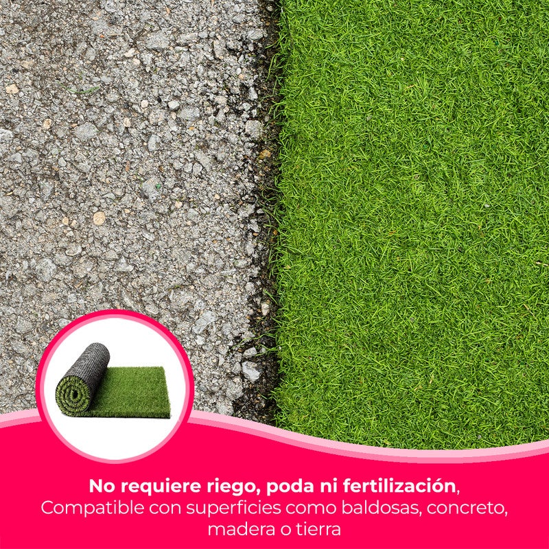 Arquiservi® - Relva Artificial Forever Ultra 20mm Rolo 2x18m (36m²) Densidade Premium Realista Fácil Instalação Jardins e Terraços - 4