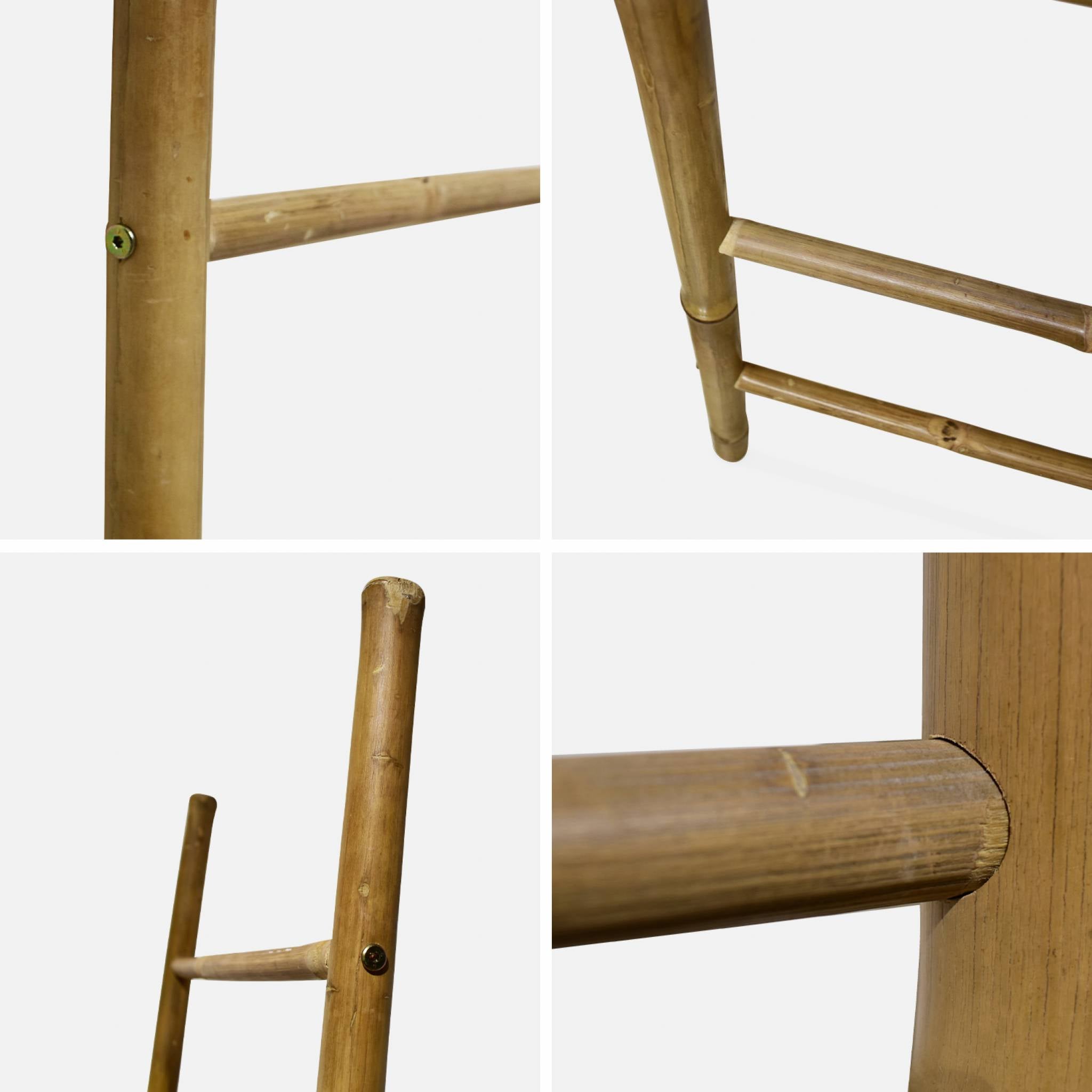 Echelle décorative. Fidji. 6 montants en bambou. L 49/52 x P 3 x H 190cm FIDJI - 4