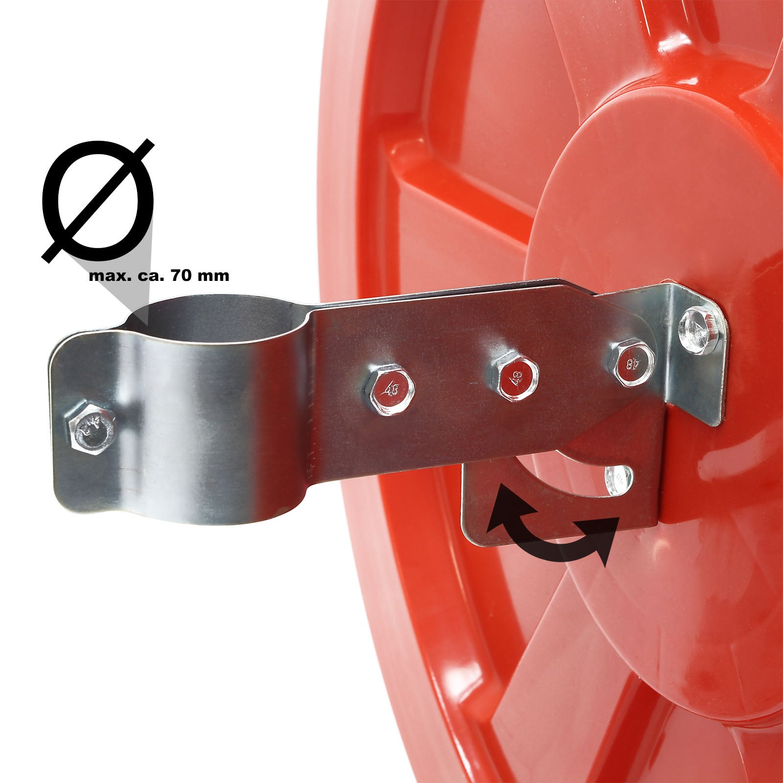 Specchio parabolico da esterno per il traffico Specchio panoramico di sicurezza 45cm - 4