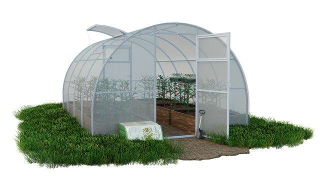 Szklarnia z poliwęglanu Tunel ogrodowy 3x4 m profile 20x40 poliwęglan 3mm