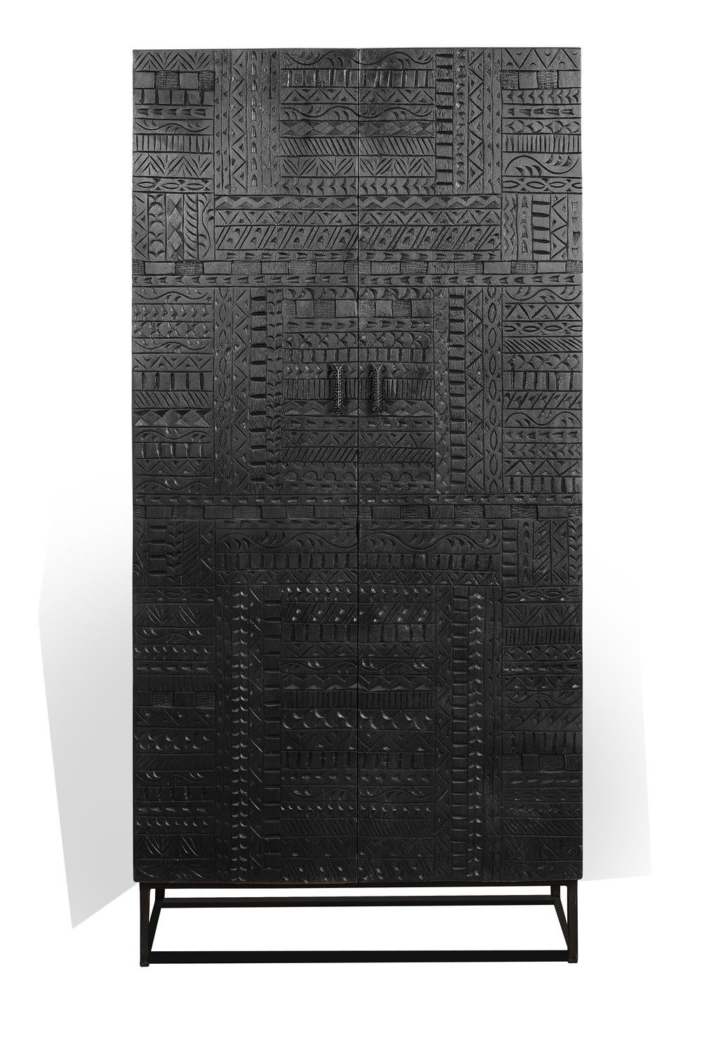 Armoire en manguier bois et pieds en metal