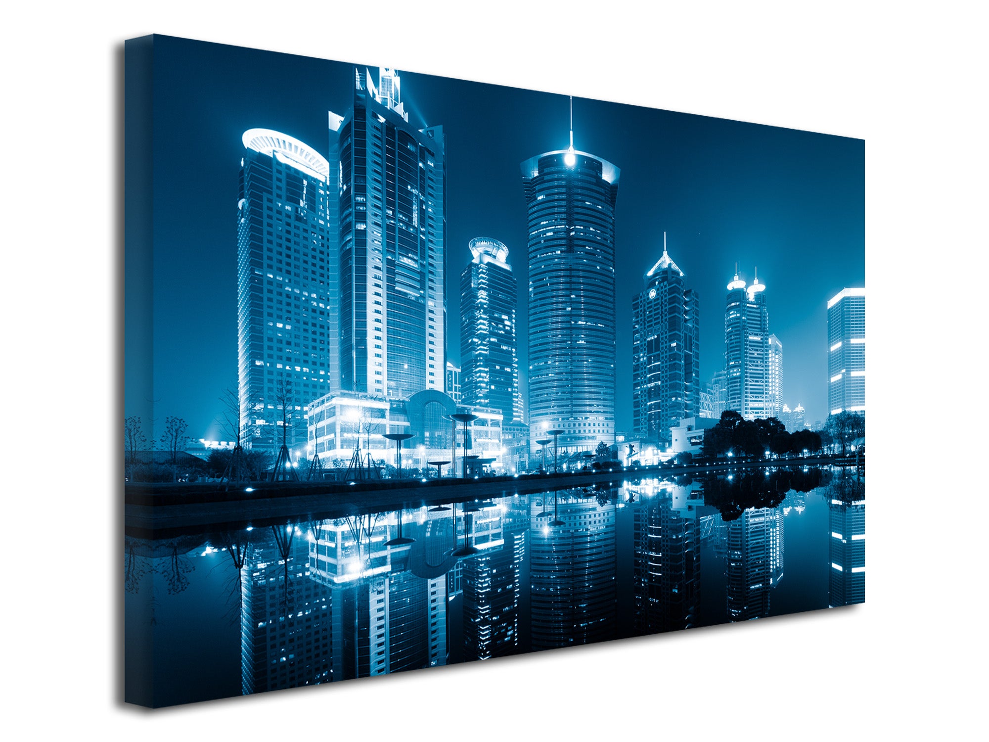 Kit 4 Toiles Imprimées Tableau Déco New York - Format 120x70 Cm - GRAPHIC EXPRESS