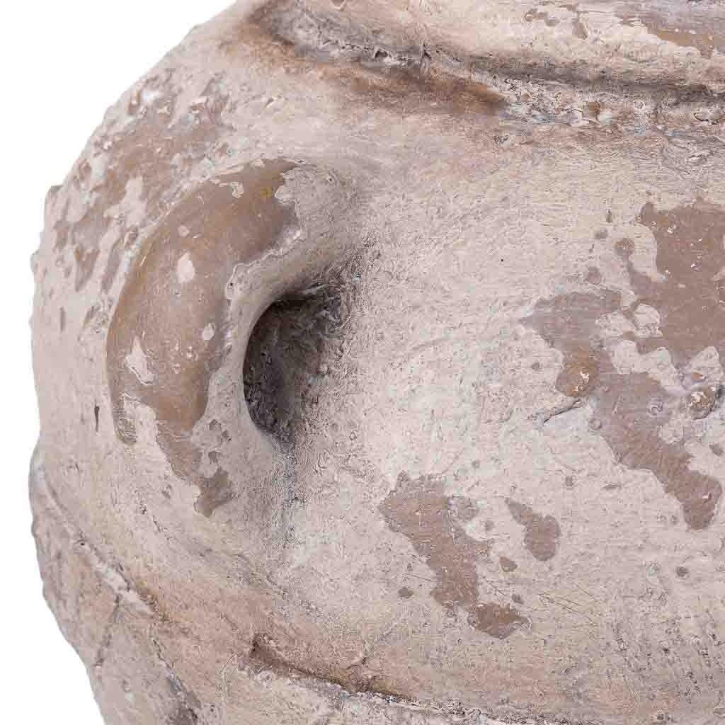 Vase décoratif couleur pierre, 38x34x34h cm - 5