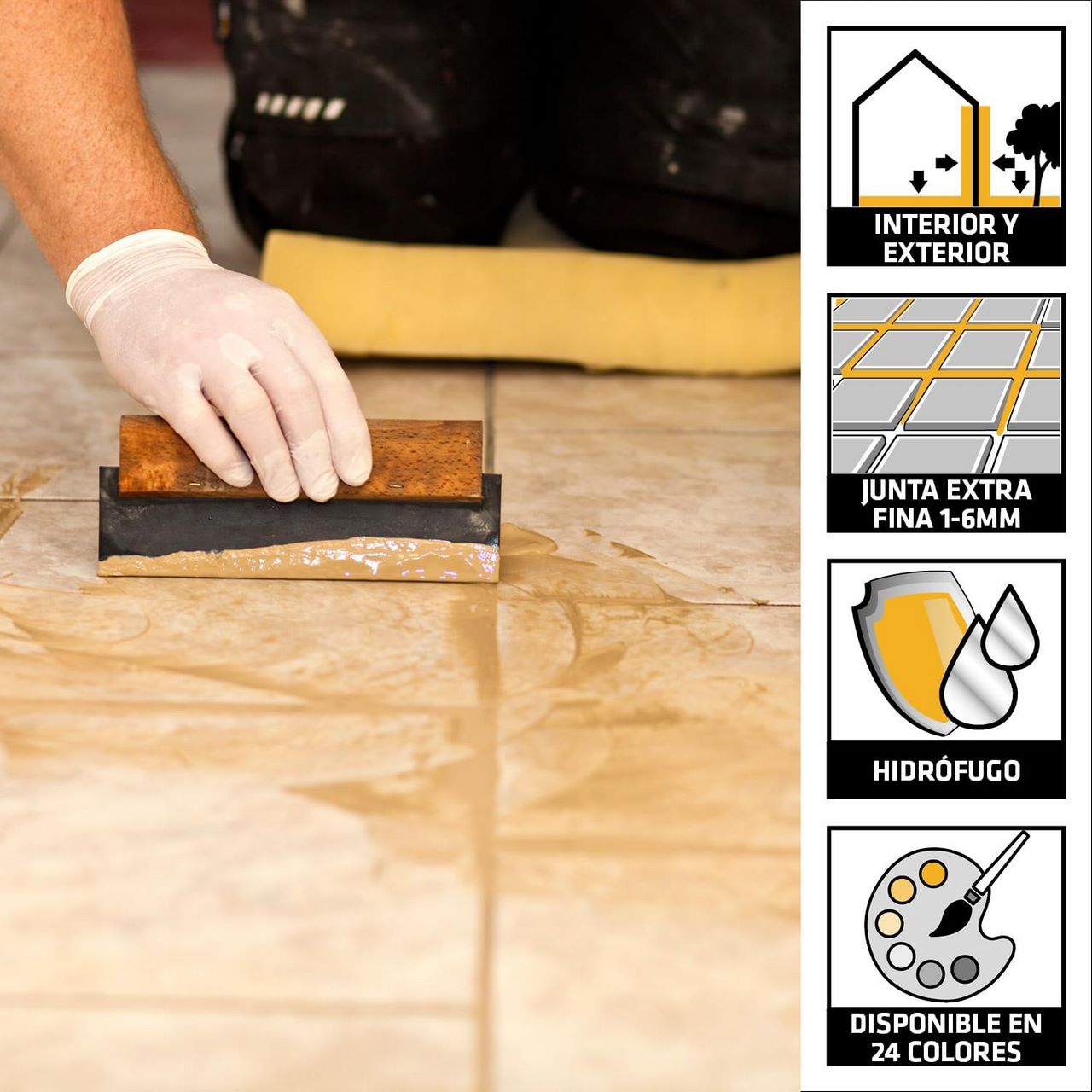 SikaCeram®-650 Classic - Malta per il riempimento di giunti 5 kg / Chocolate - 5