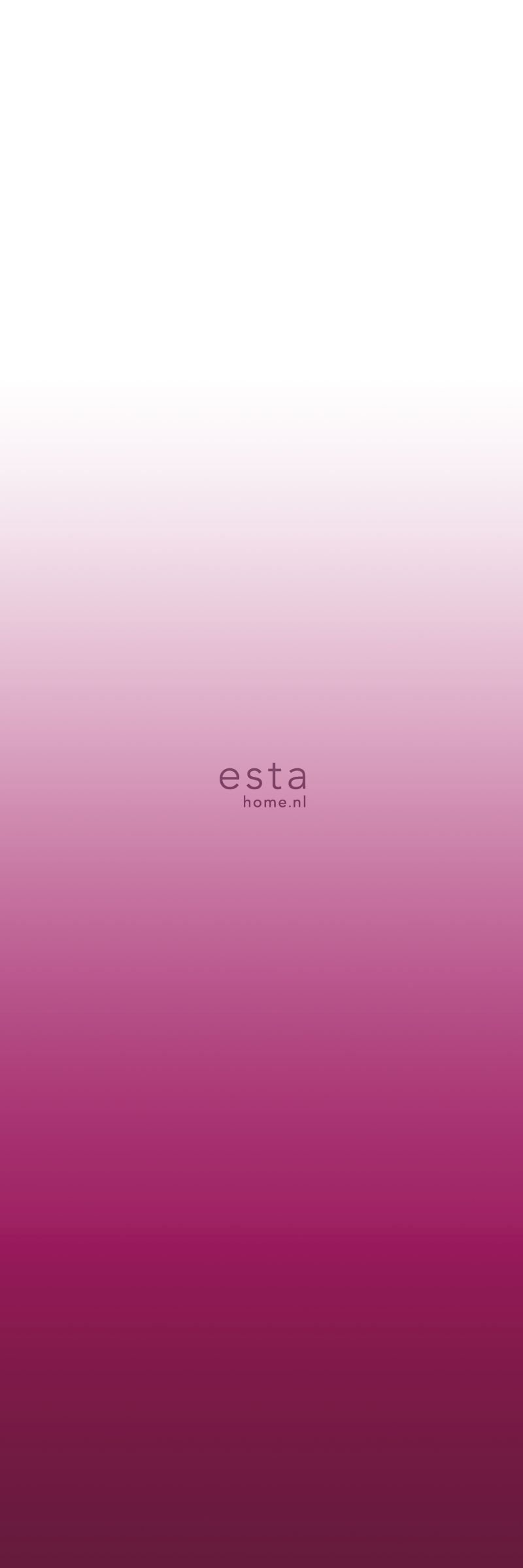 Fototapeta gradient zanurzeniowy od podłogi do sufitu fuksji różuIbiałym matowym - 100 x 279 cm - ESTAHOME