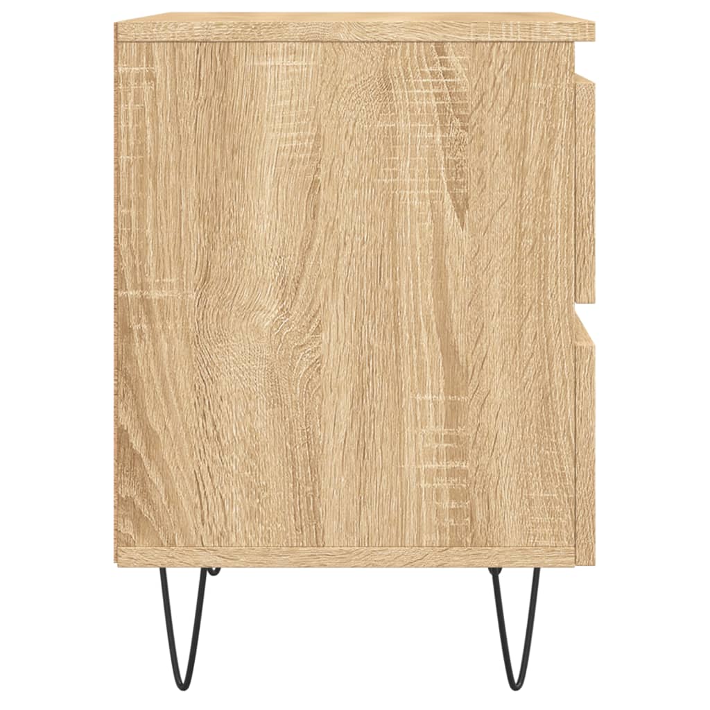 Table de chevet chêne sonoma 40x35x50 cm bois d’ingénierie - 6
