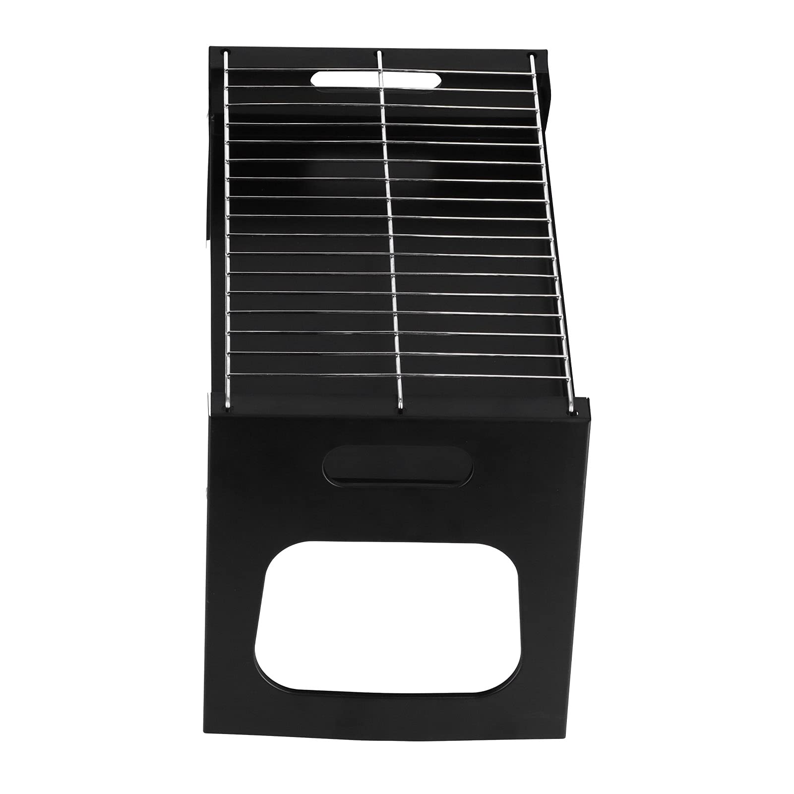 Składany i przenośny grill kempingowy z siatką do pikników na