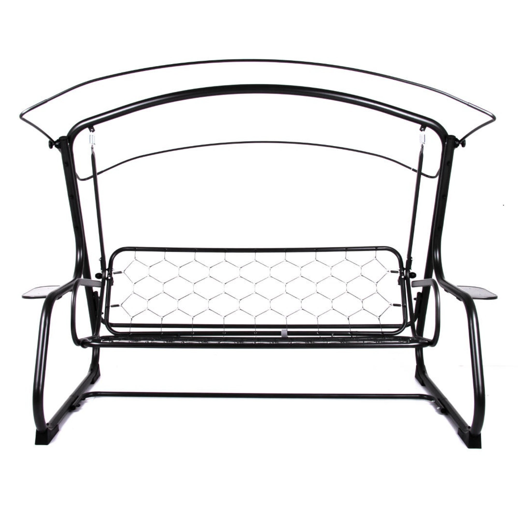 Huśtawka ogrodowa Ravenna Black Edition antracyt PATIO - 2