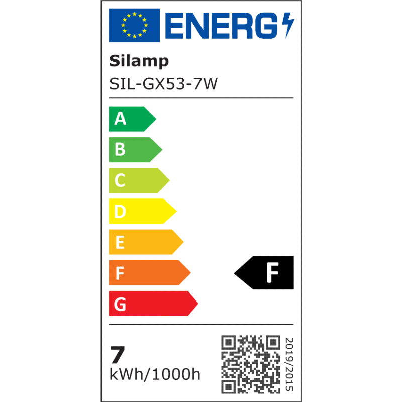 Ampoule LED GX53 7W SLIM - Blanc Neutre 4000K - 5500K - SILUMEN - 6