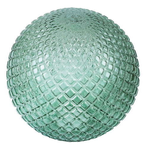 Klosz do lampy sufitowej wiszącej K-Cannes zielony 15cm kula Light Home LH