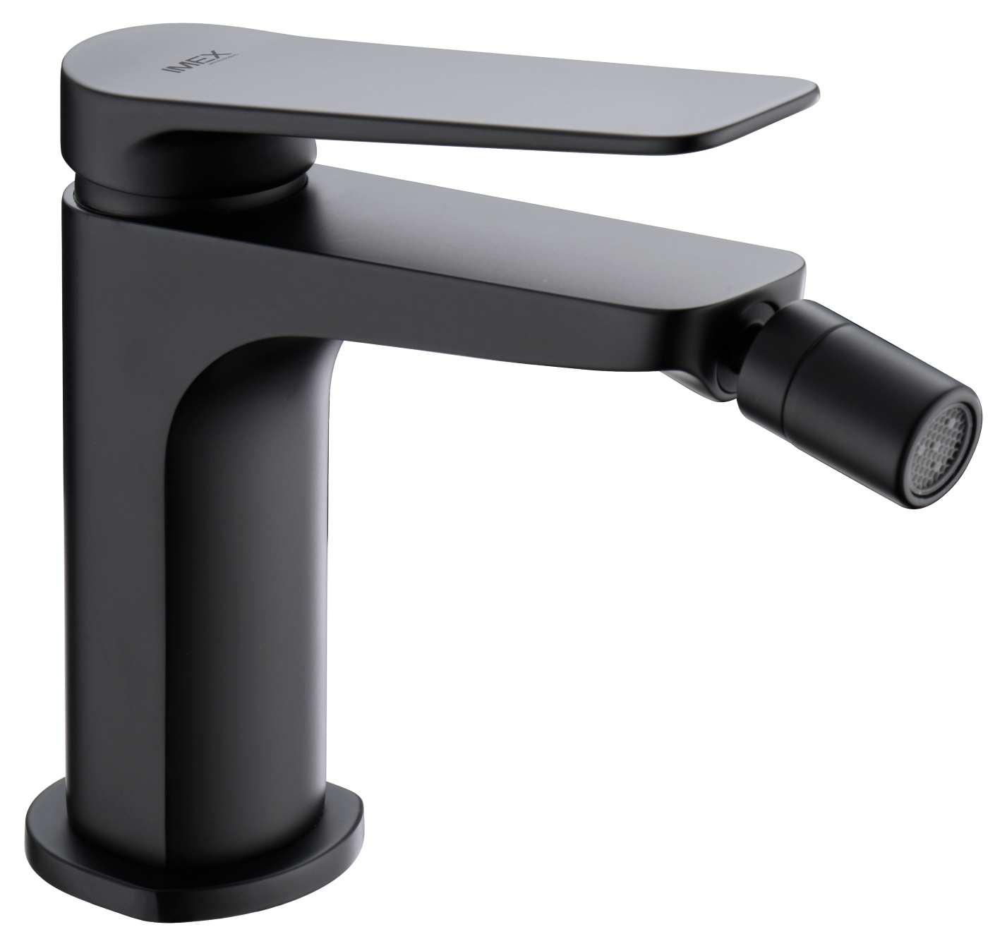 Rubinetto Bidet Monocomando Nero Opaco – Con Miscelatore Acqua Calda/fredda, Facile Installazione, Design Elegante