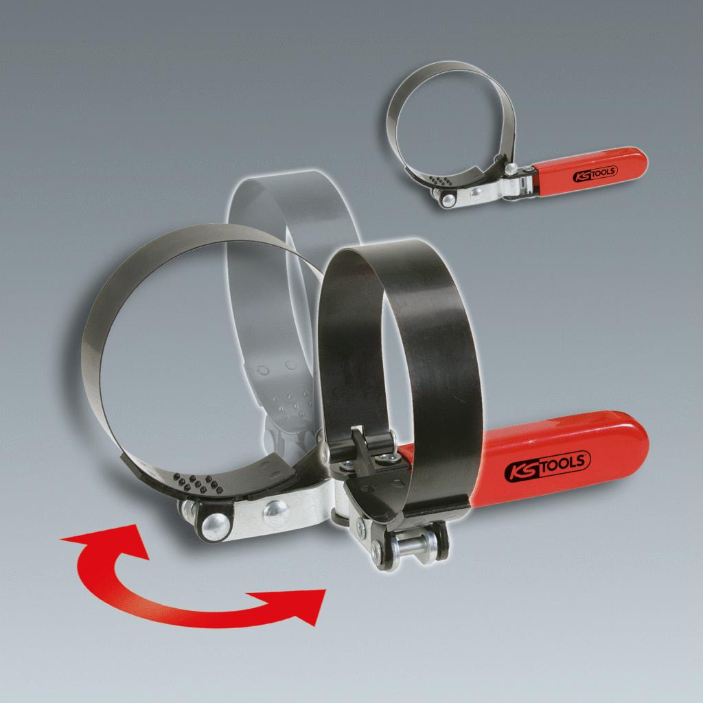 KSTOOLS - Clé de filtre à huile orientable 60-73mm - 150.9377 - 2